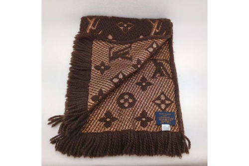 LOUIS VUITTON ブラウンマフラーノベルティー LOUIS VUITTON（マフラー