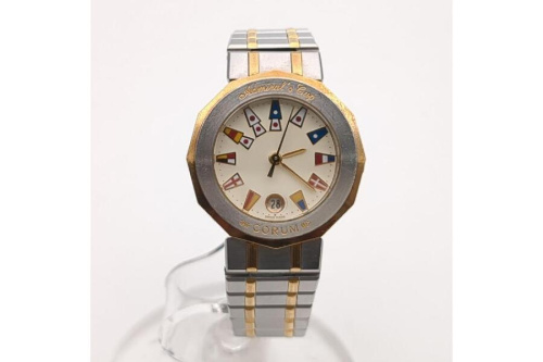 コルム腕時計 世界限定48本、スイスの高級時計“コルム”】カーボンケース×黒金が