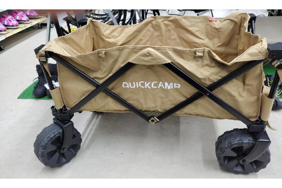 QUICKCAMP（クイックキャンプ）のワイドホイールワゴンをご紹介いたし