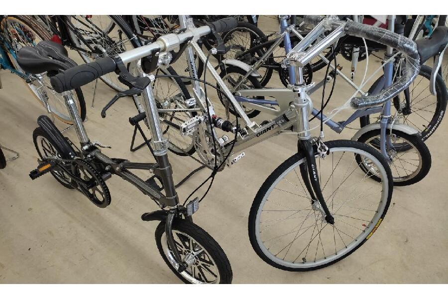 コンパクト収納。MONTAGUE（モンタギュー）のクロスバイクを買取入荷