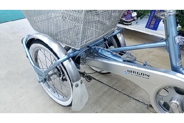 安心、快適な買い物向け三輪車。ブリヂストンの大人用三輪車を買取入荷