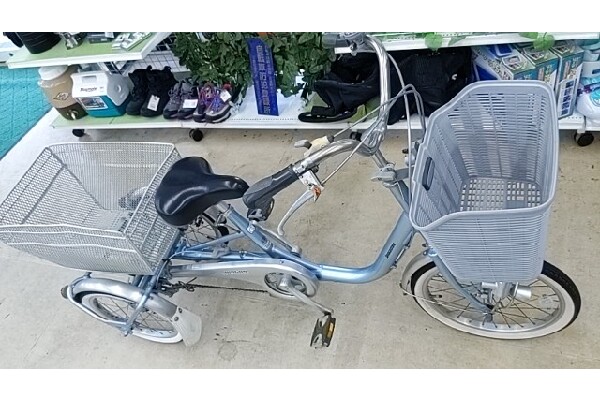 安心、快適な買い物向け三輪車。ブリヂストンの大人用三輪車を買取入荷