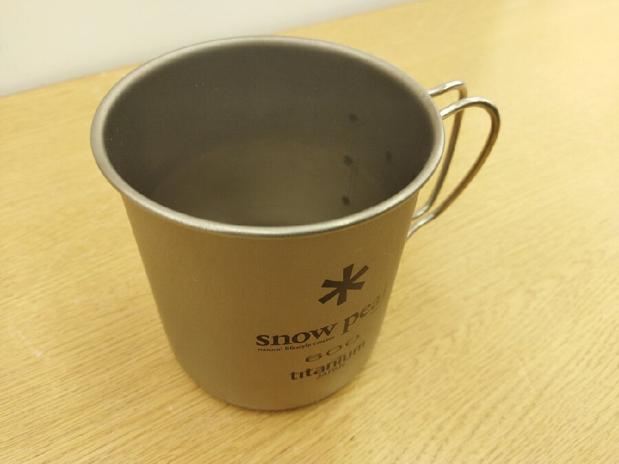 ほっと一息。Snow peak チタンシングルマグ 600をご紹介いたし