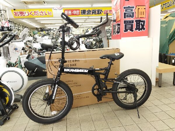 店 ほぼ新品 美品 Hummer ファットバイク 折りたたみ自転車 ...