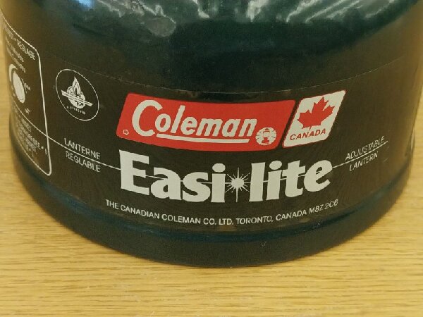 Colemanカナダ製EASI-LITE325Aが入荷致しました！｜2022年11月19日