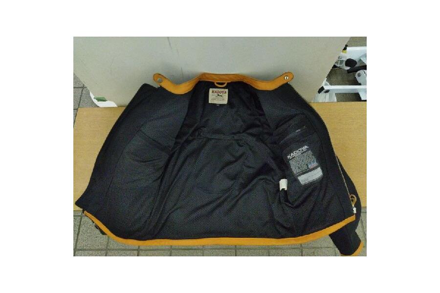 KADOYA カドヤ レザーパイピングシングルライダースジャケット L KADOYA カドヤ レザーパイピングシングルライダースジャケット L