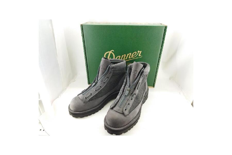 ダナー&hobo ハイカットミリタリーブーツ グレー 26.5 美品】Danner ダナーD123000 FIELD R GRAY NUBUCK フィールド