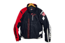 KUSHITANI メンズ アキュートジャケット ブラック×レッド SIZE L #入荷